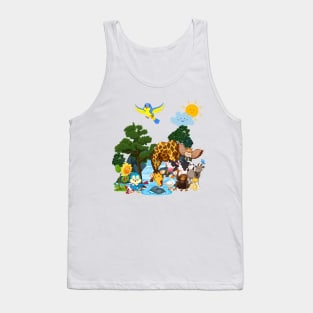 Nature And Animals Tank Top